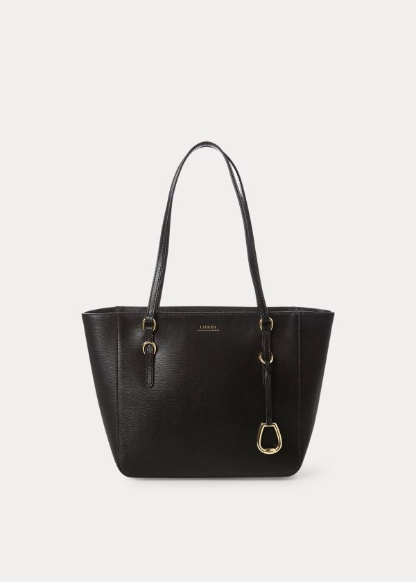 Ralph Lauren Læder Oxford Tote Bag Dame Danmark (ODKUB5460)